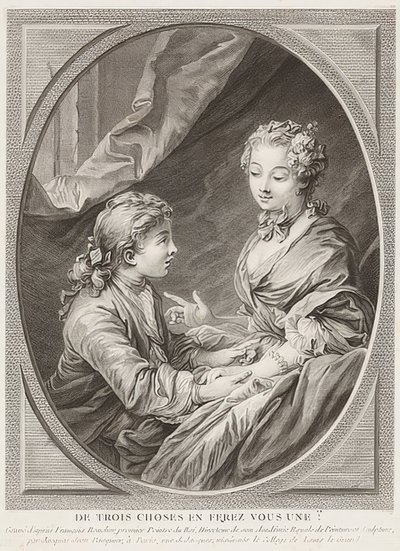 De trois choses en ferez-vous une?. 1768 von Jacques Jean Pasquier