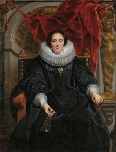 Porträts von Rogier Le Witer und seiner Frau, Catharina Behaghel von Jacques Jordaens