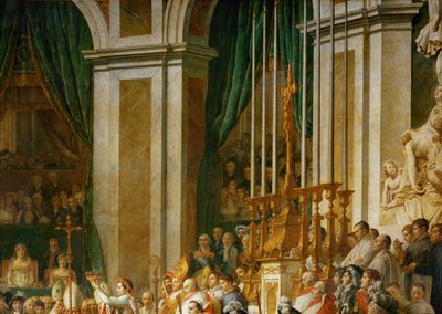 Krönung Napoleons in Notre-Dame von Jacques Louis David