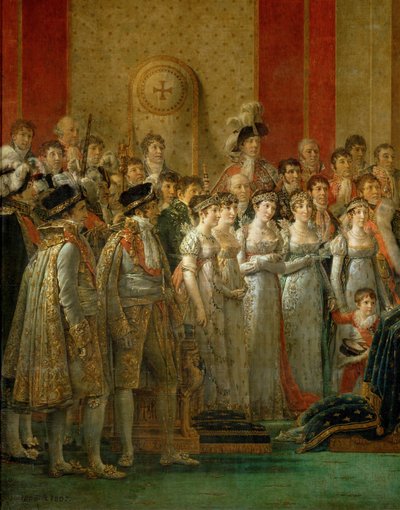 Krönung Napoleons in Notre-Dame von Jacques Louis David