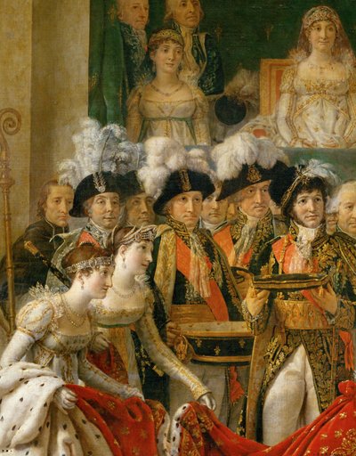Krönung Napoleons in Notre-Dame von Jacques Louis David