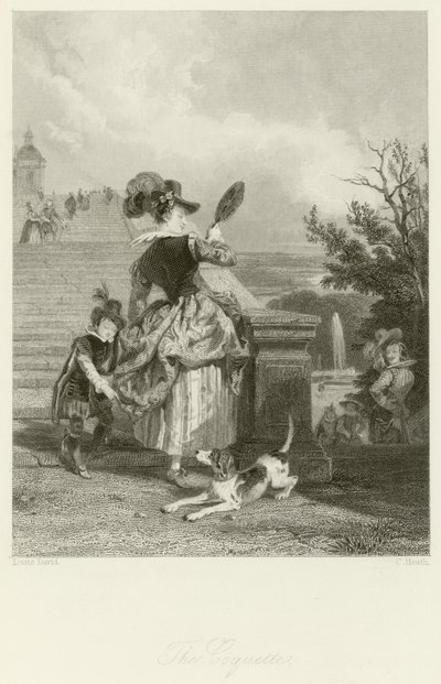 Die Kokette von Jacques Louis David