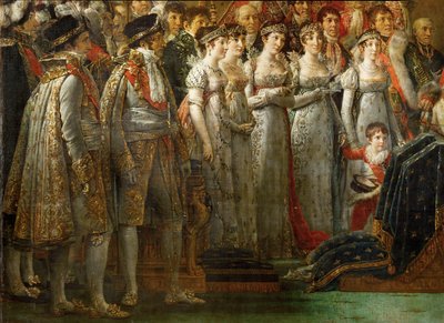 Die Krönung von Kaiser Napoleon I. Bonaparte von Jacques Louis David