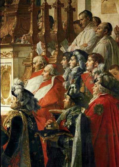 Die Krönung von Kaiser Napoleon I. Bonaparte von Jacques Louis David