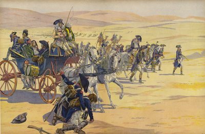Napoleon Bonaparte und seine Truppen in der Wüste von Jacques Marie Gaston Onfray de Breville (Job)