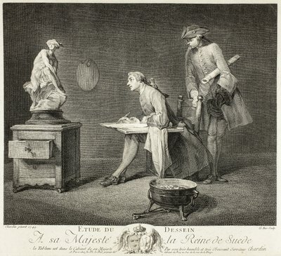 Die Zeichenstunde von Jacques Philippe Le Bas