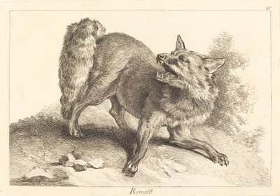 Fuchs von Jacques Philippe Le Bas and Jean Eric Rehn after Jean Baptiste Oudry