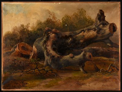 Gefällter Baum von Jacques Raymond Brascassat