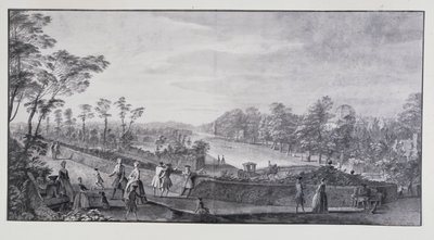 Der künstliche Fluss, Lord Burlingtons Chiswick Villa von Jacques Rigaud