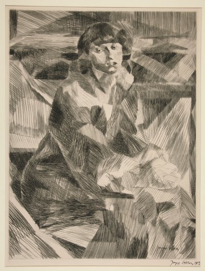 Porträt einer jungen Frau von Jacques Villon