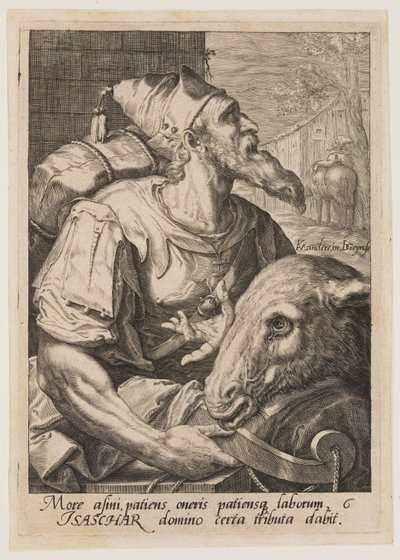 Issachar, aus Die zwölf Söhne Jakobs von Jacques de Gheyn II