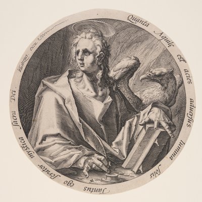 Johannes, aus Die Evangelisten von Jacques de Gheyn II