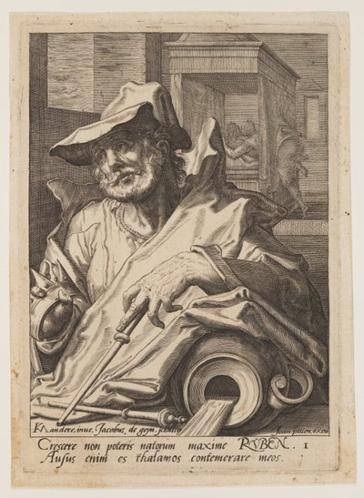 Ruben, aus Die zwölf Söhne Jakobs von Jacques de Gheyn II