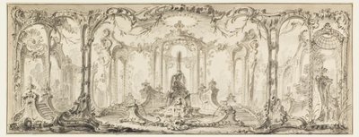 Entwurf für eine ornamentale Dekoration von Jacques de Lajoüe