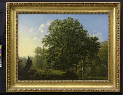 Landschaft mit weidenden Kühen von Jakob Alt
