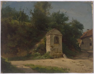 Bauernhof am Waldrand von Jakob Becker