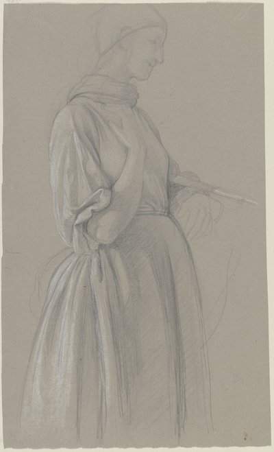 Heimkehrendes Bauernmädchen von Jakob Becker