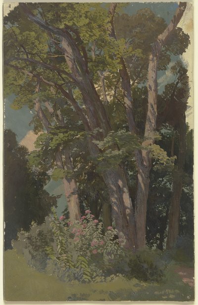 Parkstudie, Lichtung von Jakob Becker