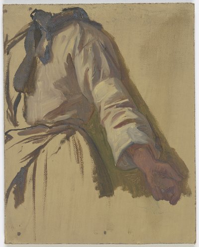 Studie eines Ärmels von Jakob Becker