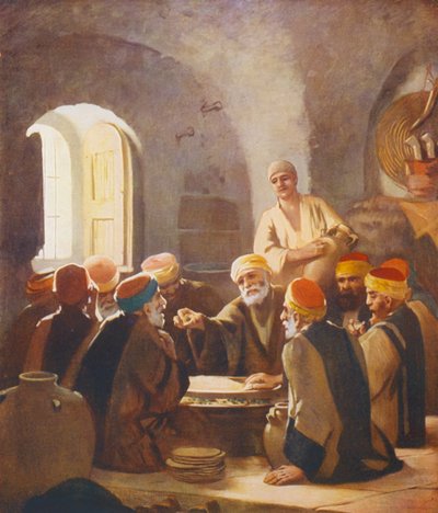 Heiliges Land: Abendessen unter den Fellahheen von James (after) Clark