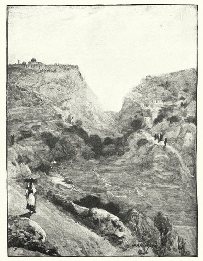 Das Königstal, Jerusalem (Lithografie) von James (after) Clark