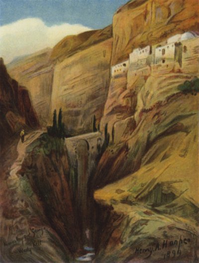 Wady Kelt; oder, der Bach Cherith von James (after) Clark