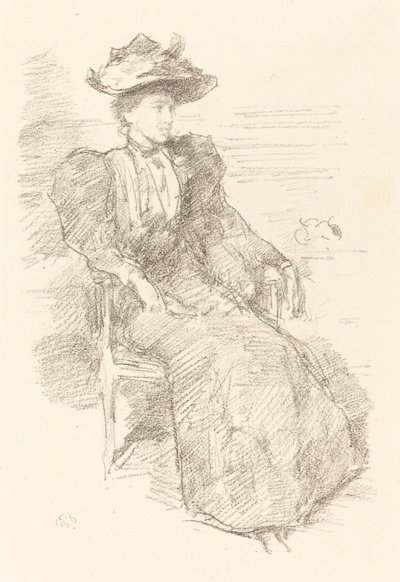 Ein Porträt: Mildred Howells, 1894-1896 von James Abbott McNeill Whistler