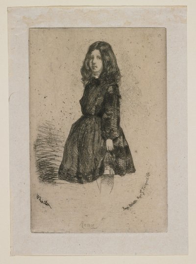 Annie aus Zwölf Radierungen nach der Natur von James Abbott McNeill Whistler