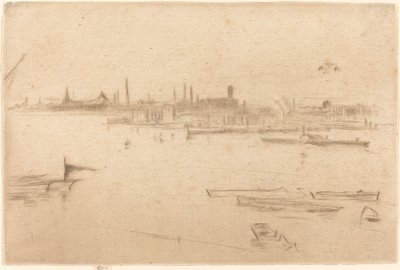 Battersea: Morgendämmerung von James Abbott McNeill Whistler
