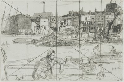 Black Lion Wharf von James Abbott McNeill Whistler
