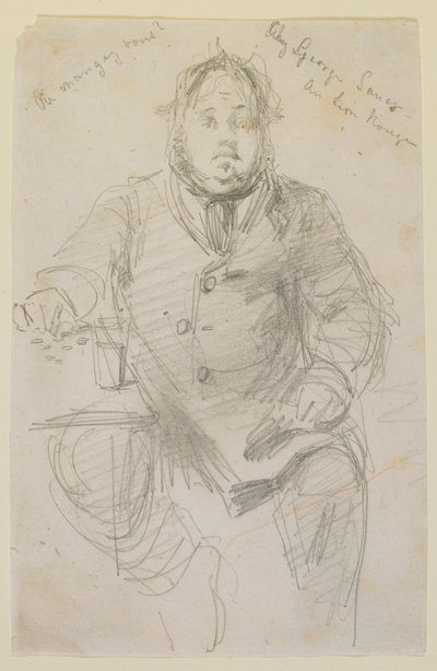 Bei George Sauer im Roten Löwen, 1858 von James Abbott McNeill Whistler