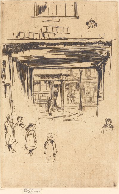 Drury Lane, ca. 1880-1881 von James Abbott McNeill Whistler