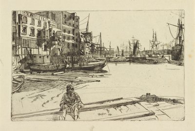Eagle Wharf Tyzac Whiteley und Co. von James Abbott McNeill Whistler