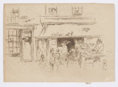 Exeter Street, ca. 1886-88 von James Abbott McNeill Whistler