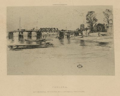 Gesamtansicht von Chelsea von James Abbott McNeill Whistler