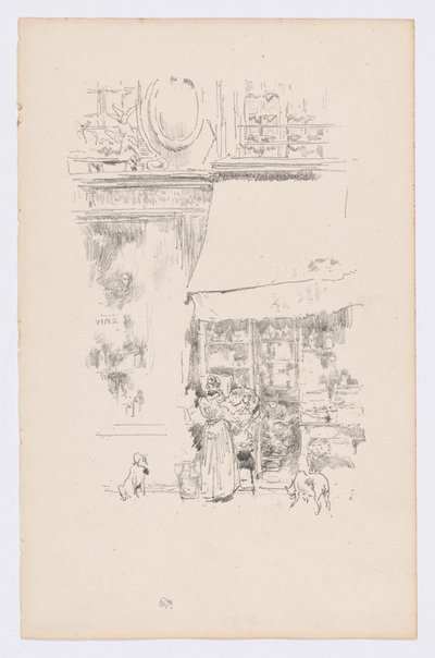 La Fruitière de la rue de Grenelle von James Abbott McNeill Whistler