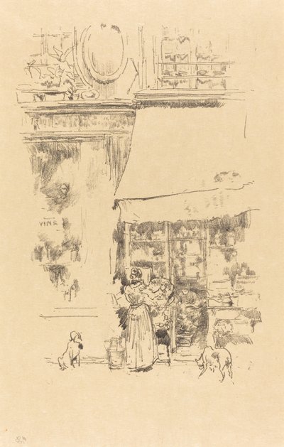 La Fruitière de la rue de Grenelle, 1894 von James Abbott McNeill Whistler