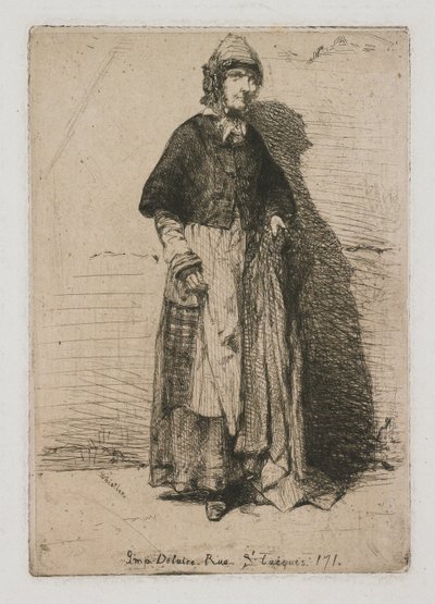 La Mère Gérard aus Zwölf Radierungen aus der Natur von James Abbott McNeill Whistler