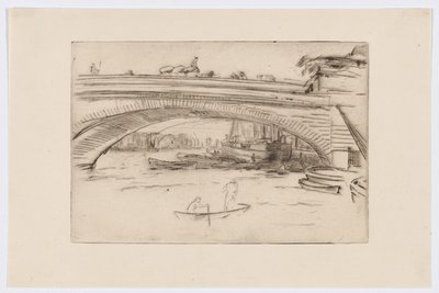 London Bridge, um 1875 von James Abbott McNeill Whistler