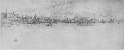 Langes Venedig, ca. 1880 von James Abbott McNeill Whistler