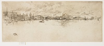 Langes Venedig aus dem zweiten Venedig-Set, 1879-1880 von James Abbott McNeill Whistler