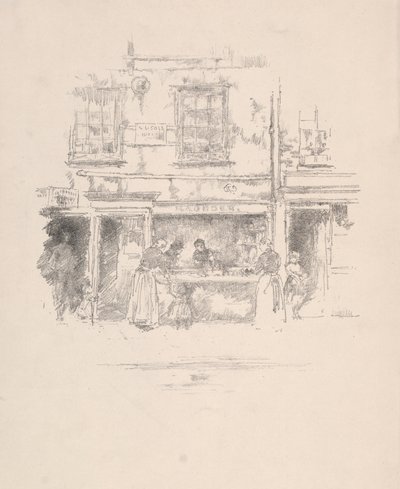 Maunders Fischladen, Chelsea, 1890 von James Abbott McNeill Whistler