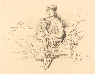 Mutter und Kind, Nr. 2, 1891-1895 von James Abbott McNeill Whistler