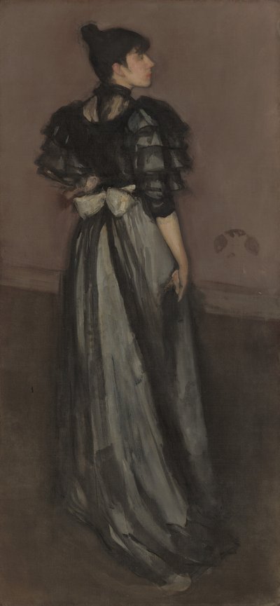Perlmutt und Silber: Die Andalusierin von James Abbott McNeill Whistler