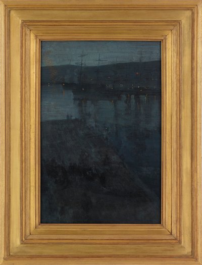 Nocturne in Blau und Gold: Valparaiso von James Abbott McNeill Whistler