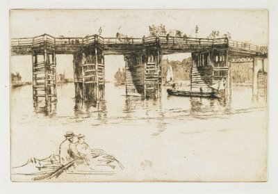 Alte Putney Bridge von James Abbott McNeill Whistler