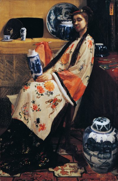 Lila und Rosa: Lange Leizen von Sechs Marken von James Abbott McNeill Whistler