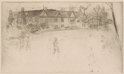 Speke Hall, 1875 von James Abbott McNeill Whistler