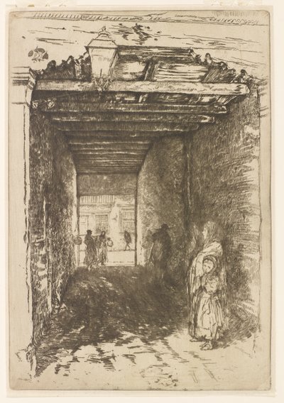 Die Bettler, 1879-1880 von James Abbott McNeill Whistler