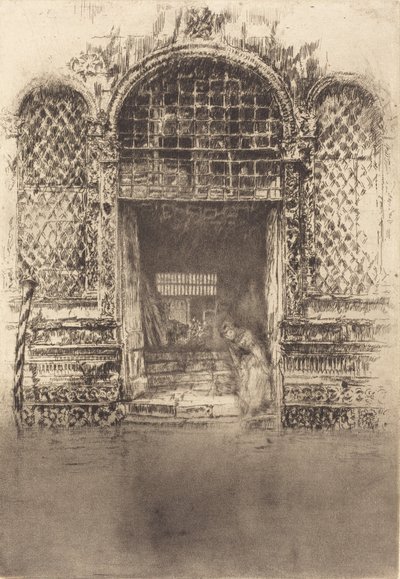 Das Türportal, 1880 von James Abbott McNeill Whistler